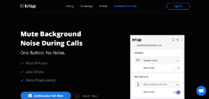 Krisp tool for video content creation